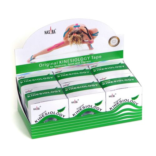 Nasara Kinesiotape 5cmx5m gr&uuml;n, 6 Stk., Mikros GmbH
