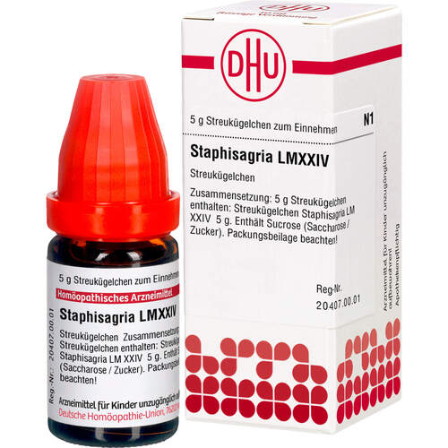 STAPHISAGRIA LM XXIV, 5 g, Dhu-Arzneimittel GmbH & Co. KG