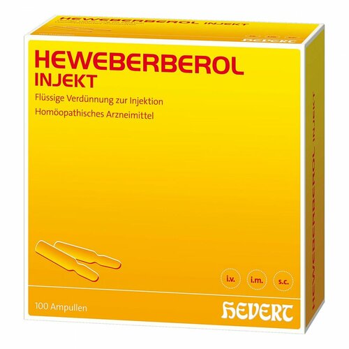 HEWEBERBEROL injekt Ampullen, 100 St, Hevert Arzneimittel GmbH & Co. KG