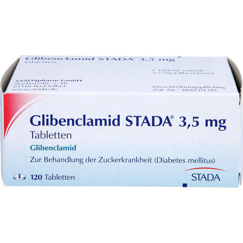 Glibenclamid STADA 3.5mg Tabletten, 120 Stk., STADAPHARM GmbH