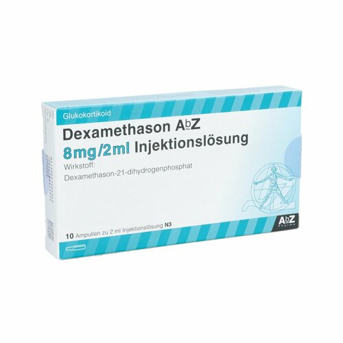 Dexamethason AbZ 8mg/2ml Injektionslösung, 10 st, Abz Pharma GmbH