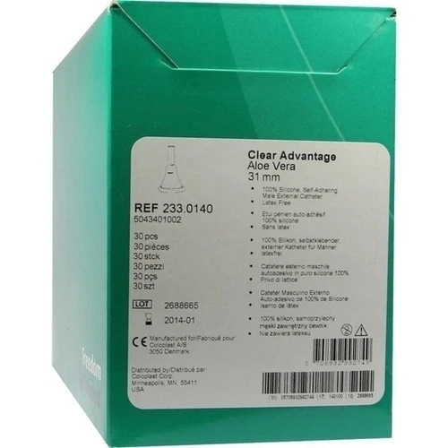 Freedom Clear Advantage Urinalkondom Intermedium, 30 Stk., Coloplast GmbH