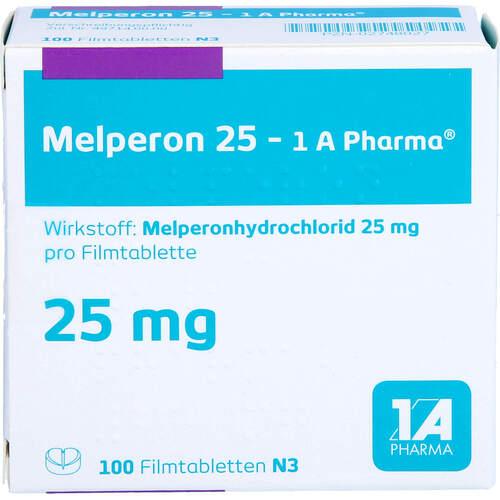 Melperon 25 - 1 A Pharma, 100 Stk., 1 A Pharma GmbH