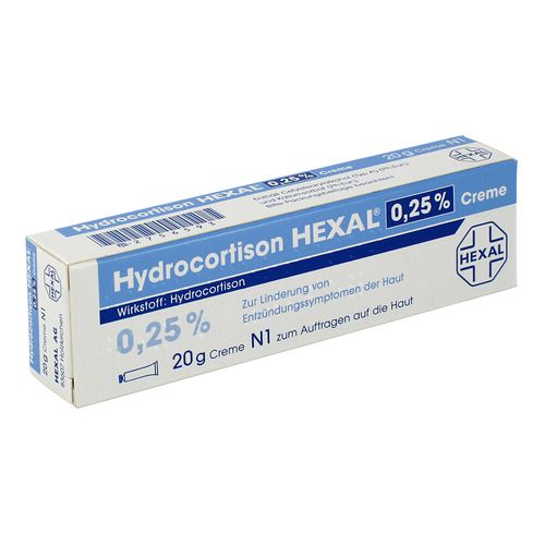 HYDROCORTISON HEXAL 0,25% Creme, 20 g, Hexal AG