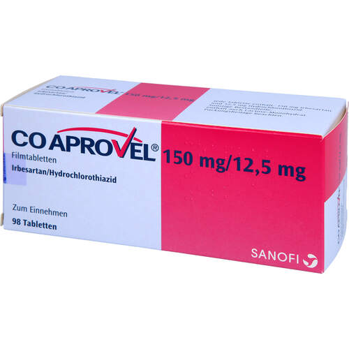 CoAprovel 150mg/12.5mg, 98 Stk., Sanofi-Aventis Deutschland GmbH