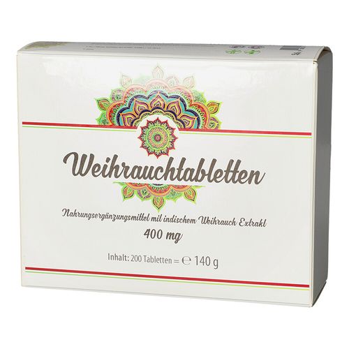 Weihrauch 400mg Tabletten, 200 Stk., Bios Medical Services