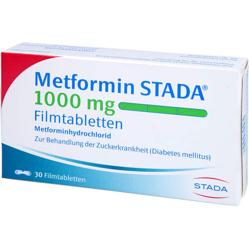 Metformin STADA 1000mg Filmtabletten, 30 Stk., STADAPHARM GmbH