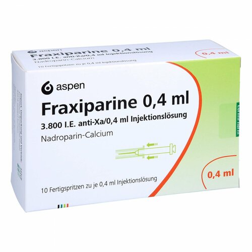 Fraxiparine 0.4ml Fertigspritzen, 10x0,4 ml, Eurimpharm Arzneimittel GmbH