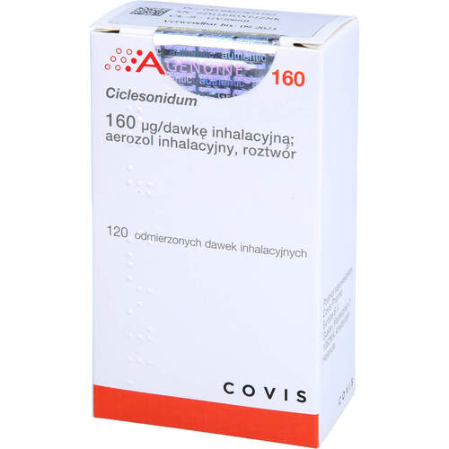 Alvesco 160 Mikrogramm 120 H&uuml;be Dosieraerosol, 1 Stk., Pharma Gerke Arzneimittelvertriebs GmbH