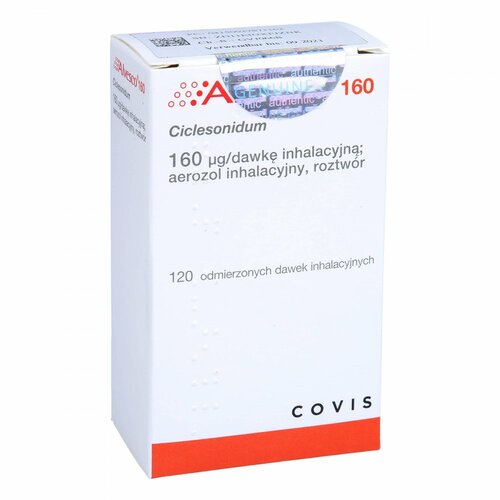 Alvesco 160 Mikrogramm 120 H&uuml;be Dosieraerosol, 1 Stk., Pharma Gerke Arzneimittelvertriebs GmbH
