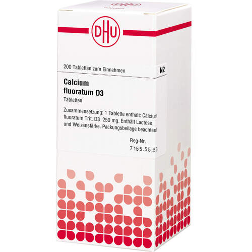 CALCIUM FLUORAT D 3, 200 Stk., Dhu-Arzneimittel GmbH & Co. KG