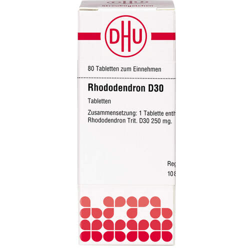 RHODODENDRON D30, 80 Stk., Dhu-Arzneimittel GmbH & Co. KG