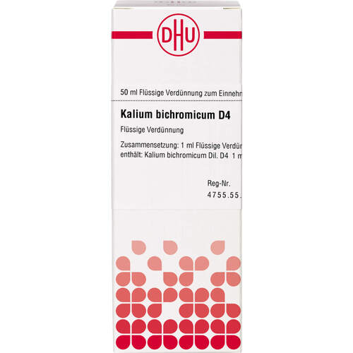 KALIUM BICHROM D 4, 50 ml, Dhu-Arzneimittel GmbH & Co. KG