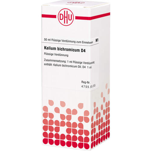 KALIUM BICHROM D 4, 50 ml, Dhu-Arzneimittel GmbH & Co. KG