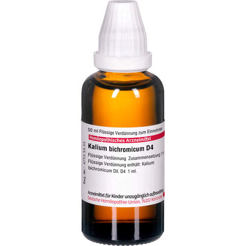 KALIUM BICHROM D 4, 50 ml, Dhu-Arzneimittel GmbH & Co. KG