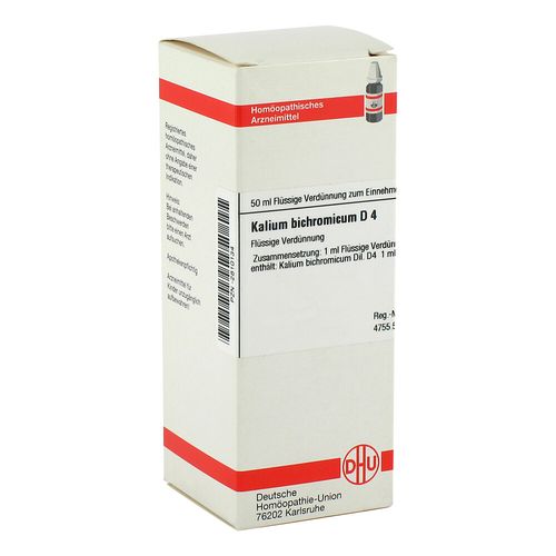 KALIUM BICHROM D 4, 50 ml, Dhu-Arzneimittel GmbH & Co. KG