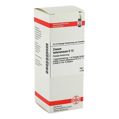 ZINCUM VALERIANICUM D 12 Dilution, 50 ml, DHU-Arzneimittel GmbH & Co. KG