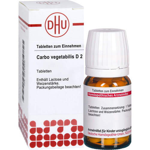 CARBO VEGETABILIS D 2 Tabletten, 200 Stk., DHU-Arzneimittel GmbH & Co. KG