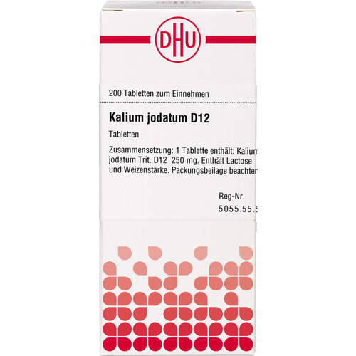KALIUM JODATUM D 12 Tabletten, 200 Stk., DHU-Arzneimittel GmbH & Co. KG