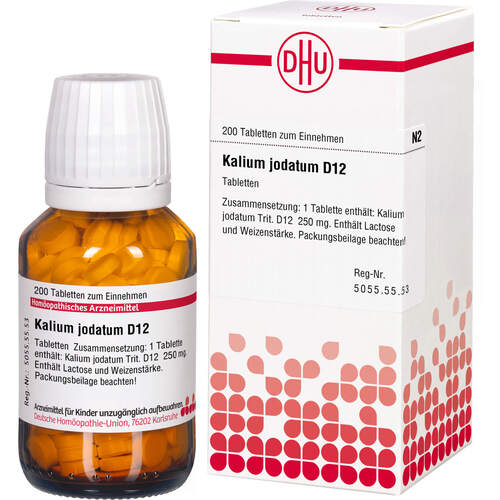 KALIUM JODATUM D 12 Tabletten, 200 Stk., DHU-Arzneimittel GmbH & Co. KG