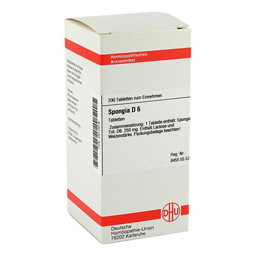 SPONGIA D 6 Tabletten, 200 Stk., DHU-Arzneimittel GmbH & Co. KG