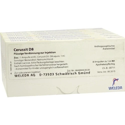 CERUSSIT D 8, 48x1 ml, Weleda AG