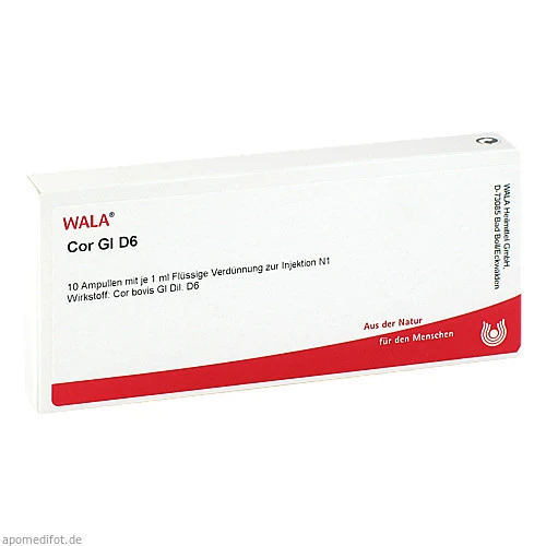 COR GL D 6, 10x1 ml, Wala Heilmittel GmbH