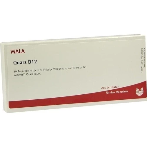 QUARZ D12, 10x1 ml, Wala Heilmittel GmbH