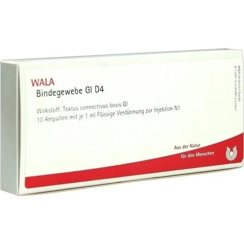 BINDEGEWEBE GL D 4, 10x1 ml, Wala Heilmittel GmbH