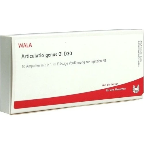 ARTICULATIO GENUS GL D30, 10x1 ml, Wala Heilmittel GmbH