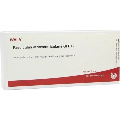FASCICULUS ATRIOVEN GL D12, 10x1 ml, Wala Heilmittel GmbH