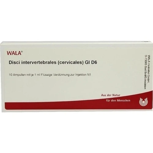 DISCI intervertebrales cervicales GL D 6 Ampullen, 10x1 ml, WALA Heilmittel GmbH
