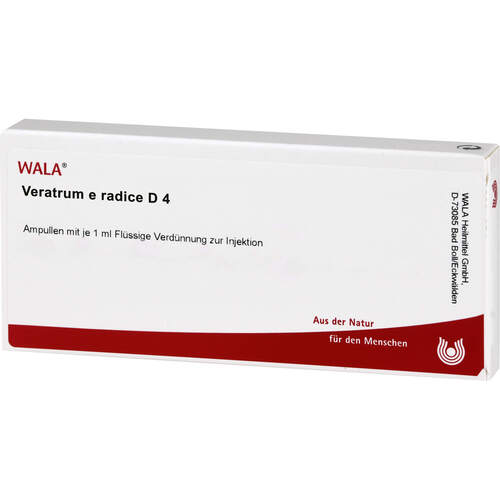 VERATRUM E RADICE D 4, 10x1 ml, Wala Heilmittel GmbH