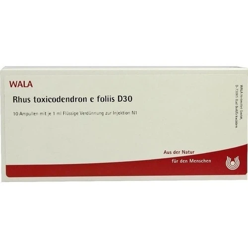 RHUS TOX E FOLIIS D30, 10x1 ml, Wala Heilmittel GmbH