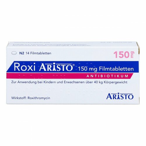 Roxi Aristo 150mg Filmtabletten, 14 Stk., Aristo Pharma GmbH