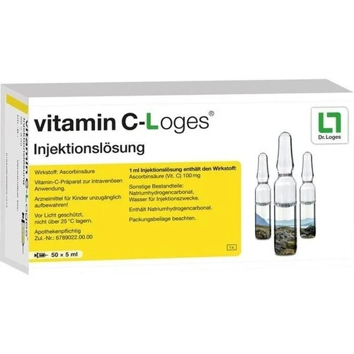 vitamin C-Loges 5 ml Injektionslösung, 50x5 ml, Dr. Loges + Co. GmbH