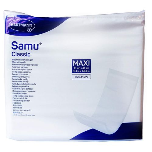Samu W&ouml;chnerinnenvorlage classic Maxi 11x35cm P56, 56 Stk., Paul Hartmann AG