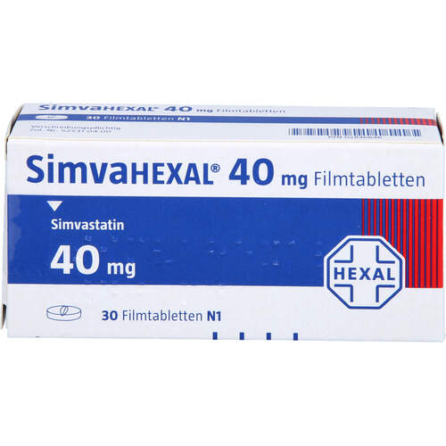 SimvaHEXAL 40mg Filmtabletten, 30 Stk., HEXAL AG