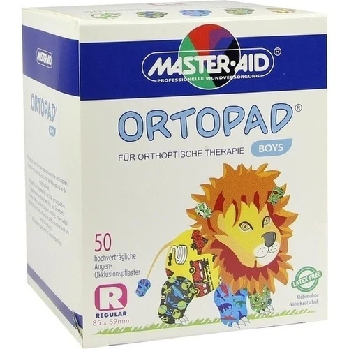 Ortopad for boys regular Okklussionspflaster, 50 Stk., Trusetal Verbandstoffwerk GmbH