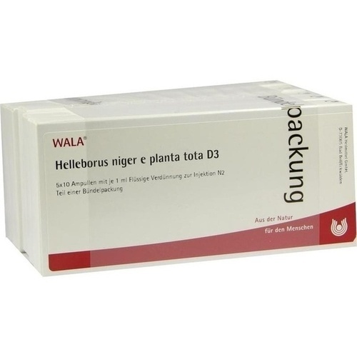 HELLEBORUS NIGER e planta tota D 3 Ampullen, 50X1 ml, WALA Heilmittel GmbH