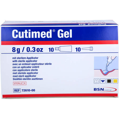 Cutimed Hydrogel 8g amorph, 10X8 G, Bsn Medical GmbH