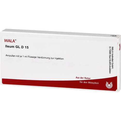 ILEUM GL D 15 Ampullen, 10X1 ml, WALA Heilmittel GmbH