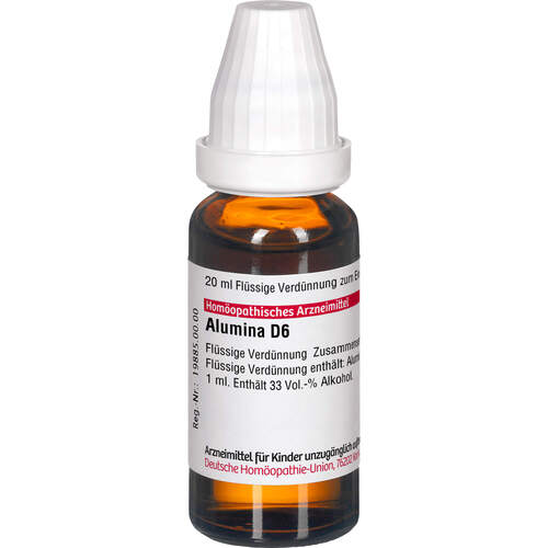 ALUMINA D 6, 20 ml, Dhu-Arzneimittel GmbH & Co. KG