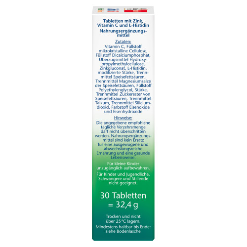 Doppelherz Zink 15mg + Histidin Depot, 30 Stk., Queisser Pharma GmbH & Co. KG Doppelherz Zink 15mg + Histidin Depot, 30 Stk., Queisser Pharma GmbH & Co. KG