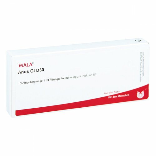 ANUS GL D30, 10X1 ML, Wala Heilmittel GmbH