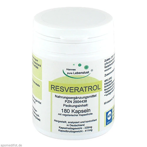 Resveratrol Komplex Vegi Kapseln, 180 Stk., G & M Naturwaren Import GmbH & Co. KG
