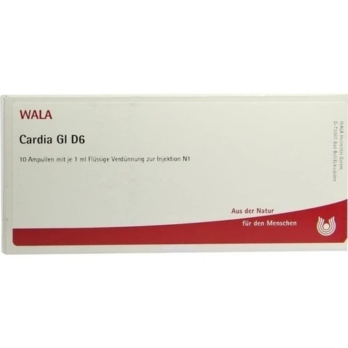 CARDIA GL D 6 Ampullen, 10x1 ml, WALA Heilmittel GmbH