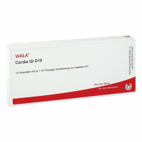 CARDIA GL D 15 Ampullen, 10X1 ml, WALA Heilmittel GmbH