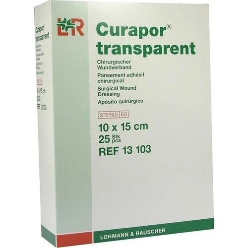 Curapor transparent Wundverband steril 10x15cm, 25 Stk., Lohmann & Rauscher GmbH & Co. KG