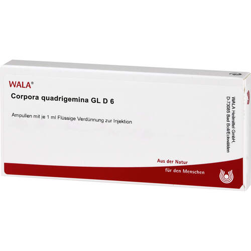 CORPORA QUADRIGEMIN GL D 6, 10x1 ml, Wala Heilmittel GmbH